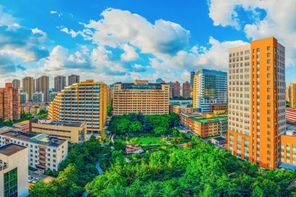 Shanghai Sixth People's Hospital campus pictured on its official overview page