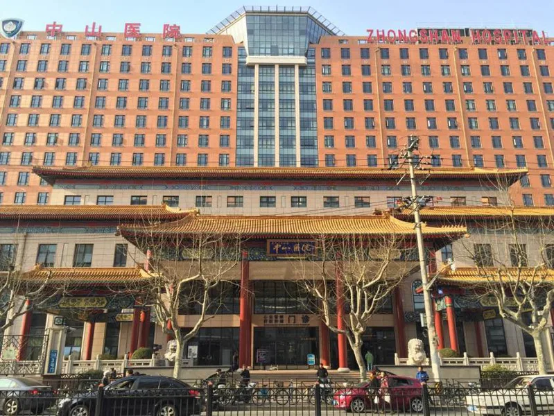 Zhongshan Hospital exterior in Shanghai, from a 2020 Fudan University article