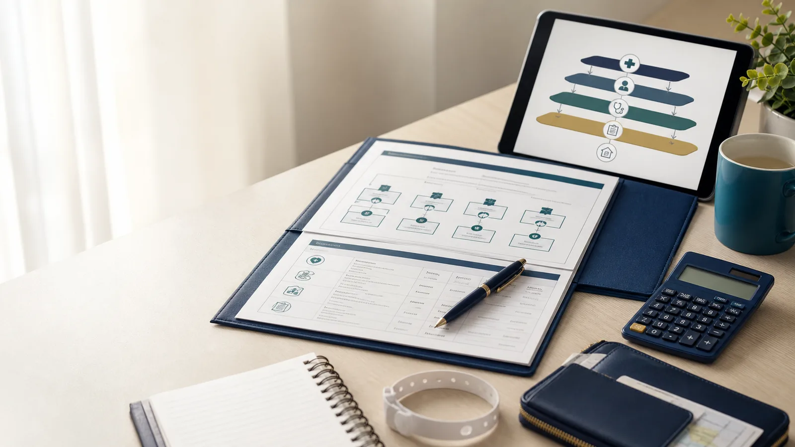 Medical estimate documents, calculator and treatment pathway planning materials.